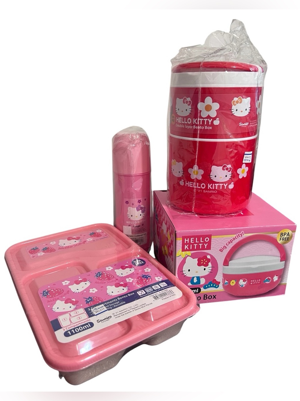 Hello Kitty Sanrio Bento Bundle 🎀 | Brand New | BPA Free